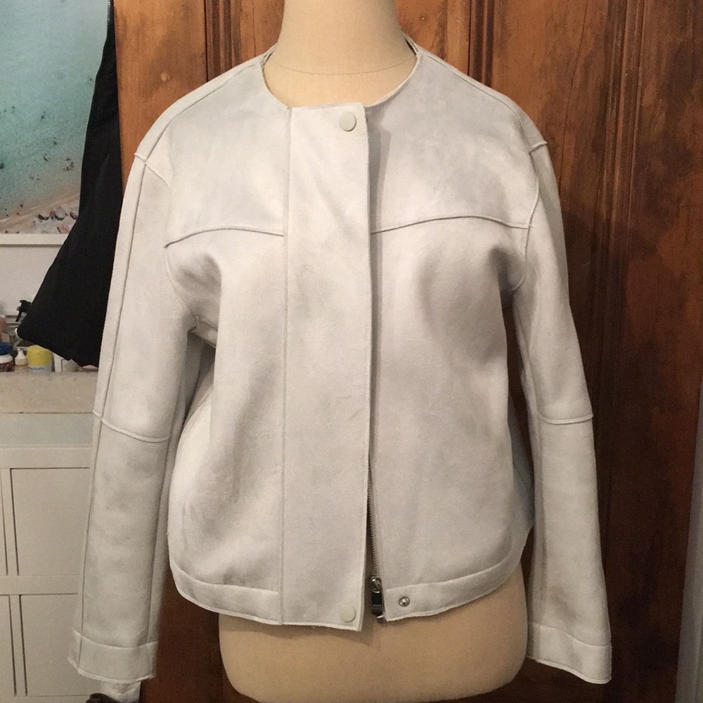 Zara Basic suede jacket